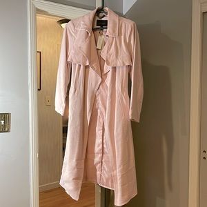 Light pink Banana Republic trench coat
